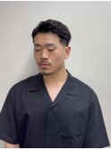 メンズショート　テーパーフェード