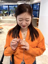 ナヌークカフラ(nanuk kafla)&nbsp;艶オレンジブラウンロングヘア