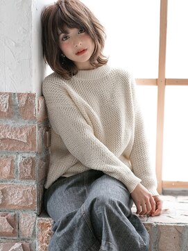 アリオスヘアー 木場 東陽町(ARIOSE HAIR) セミウエットな色っぽ鎖骨ミディ♪