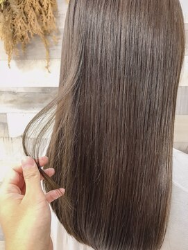 エル(elle) 小顔に見せるヘアグラデーションカラー×透明感グレージュ錦糸町