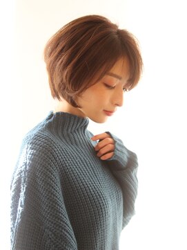 レウナ 外苑前(Reuna) 大人可愛いショートボブ ひし形ボブ 30代40代50代