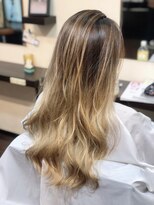 ヘアアンドスペース ベロン(hair&space velon)&nbsp;ホワイトバレイヤージュ