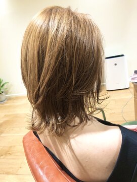 カフーヘアー スパ メイク(kafuu hair spa make) 外ハネミディアム