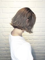 デイジー インデックスヘア 大島店(DAISY index hair) ”DAISY大島店”切りっぱなしボブ ハイライト くすみカラー ボブ