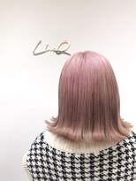 リンク(LinQ) 外ハネピンクカラー[髪質改善/髪質改善トリートメント/東浦和]