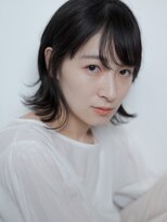 アヌーク トケ(AnouK TOKE) 【AnouK-TOKE-】切りっぱなし大人ミディ