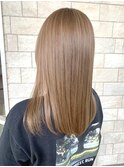 【AMAZING HAIR千歳店/横山】 透け感|ミルクティーベージュ