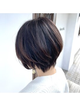 コッチ(kocchi.) 20代30代40代50代大人小顔ショートひし形メルティカラー