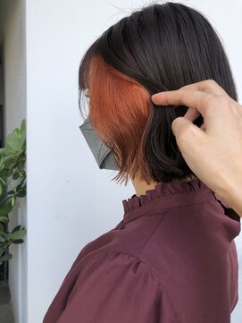 カルテット(Quartett) 【Quartett】イヤリングカラー×オレンジ