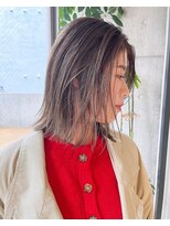 オーク 学芸大学(OAK)&nbsp;切りっぱなしロブ☆シークレットハイライトグレージュ