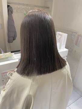 ネオリーブカフ 鶴ヶ峰店(Neolive caff) さりげなハイライト×透明感ベージュ