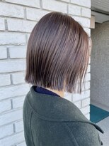 オーガニックエコ 川越(organic+eco)&nbsp;20代30代大人かわいいぷつっとボブ×ヌーディベージュ♪