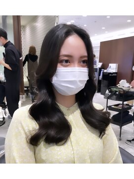 アミー 銀座(Ammy) #コテ巻き風パーマ #パーマロング#韓国風パーマ#デジタルパーマ