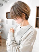 20代30代40代50代耳かけショート前髪なしハンサムショートカット
