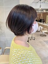 ミズチャーム(Ms.CHARM) 丸みレイヤーショート/シアーブラウン