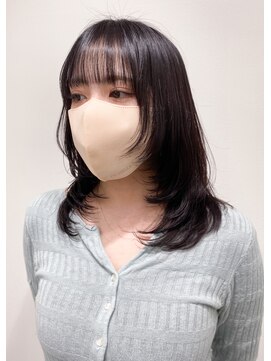 アンリ(Anli) 【tomomi*レイヤー　ミディアムレイヤー　パープルカラー】