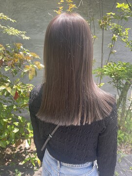 フーコー 一枝店(fuhcoh) パツっとロングボブ×大人グレージュ