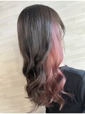 インナーカラー☆ピンクラベンダー