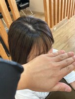 グランバイ アトリエドングリ(Grand × AtlierDonguri)&nbsp;お客様髪質改善データ1287（フェイスフレーミング）