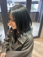 ラフィスヘアーリング 大津京店(La fith hair ring) ブリーチなしで綺麗なオリーブカラーで赤みを消せます!