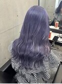 ケアブリーチハイトーングラデーションパープルグレージュ