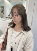 大人可愛い／ゆるレイヤー／オリーブグレージュ