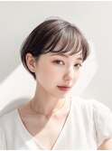 小顔ショートヘア