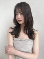 ザックラフィネ(ZACC raffine) レイヤーカット/オリーブベージュ/フェイスレイヤー/くびれヘア