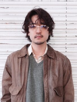 アルバム 新宿(ALBUM SHINJUKU) スペインカールェザーパーマブルーブラック_F30707