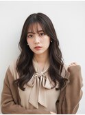 【マロンブラウン】巻きもストレートもこなれるロング