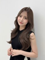 オットット(OttottO)&nbsp;韓国ヘア☆レイヤーカットグレージュくびれヘア