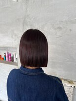 セットアップ 倉敷中庄店(SET-UP)&nbsp;(暗めカラー) ボブ×バイオレットブラウン