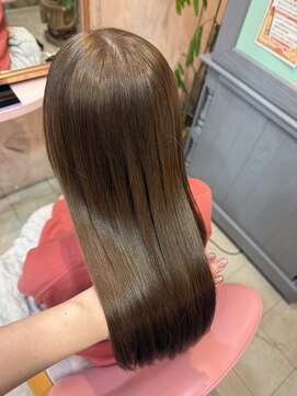 美髪ケア＊髪質改善＊エアリーロング＊感動の美髪ケア【Pink】