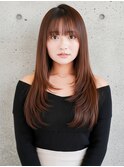 ★大人可愛い20代30代40代大人前髪くびレイヤー