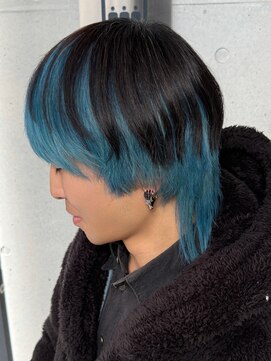 いろあそび 町田 アンブレラカラー/ブルー×ブラック