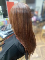 カラープラス 金沢店&nbsp;全体染め／レッド／暖色／おしゃれ染め