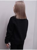 beige/ホワイトベージュ ハイトーンボブ ロブ モード