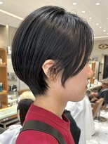 ピークアブー 原宿ハラカド(PEEK-A-BOO) ☆前髪毛流れ丸みショートボブカット原宿30代40代