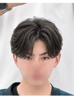 メンズヘアセンス 渋谷(MEN'S HAIR SENSE)&nbsp;ニュアンスパーマ/センターパート/メンズ/眉毛/フェザーパーマ