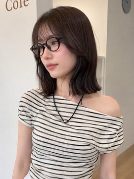 コート 青山(Cote) 大人可愛い顔まわりレイヤーボブ/タッセルボブ/切りっぱなしボブ