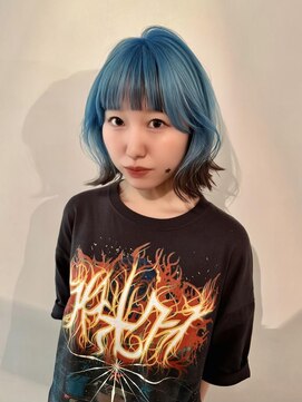 クリアーオブヘアー 栄南店(CLEAR of hair) デザインカラー×ボブ/RIHO