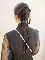 アルバム 新宿(ALBUM SHINJUKU)&nbsp;ヘアアレンジ結婚式カチモリ韓国_ba589813