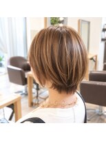 髪質改善サロン WE BE PARSLEY atre 川越店【ウィービーパセリアトレ】&nbsp;艶髪ブラウンの美シルエットショートボブ