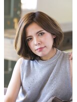 アメリ エ ギャルソン ジュヌ 鶴瀬店(amelie et garcon Jeune)&nbsp;女性らしい上品アンニュイ ボブ