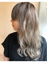 エイト 福岡天神店(EIGHT fukuoka)&nbsp;【EIGHT福岡】nabe_外国人風バレイヤージュペールブロンド☆