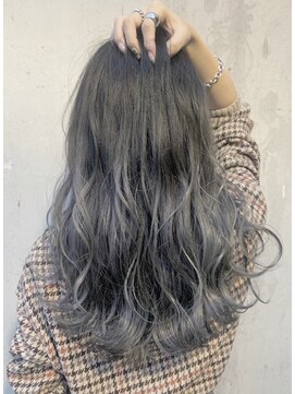 リーヘア(Ly hair) silver gray gradation