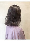 <小顔>ハイライトカラー×セミウェットウェーブ×似合わせカット