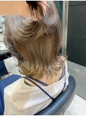 ちょい見せえりあしインナーカラー