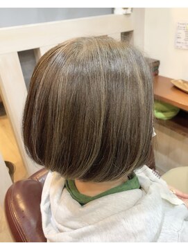 ヘアーデザイン ジュモク(Hair Design Jumoku) ハイライトワンレングス