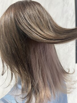 インスヘアー 東加古川店(INCE HAIR) 【INCE HAIR】 ヒロインベージュ×インナーカラー